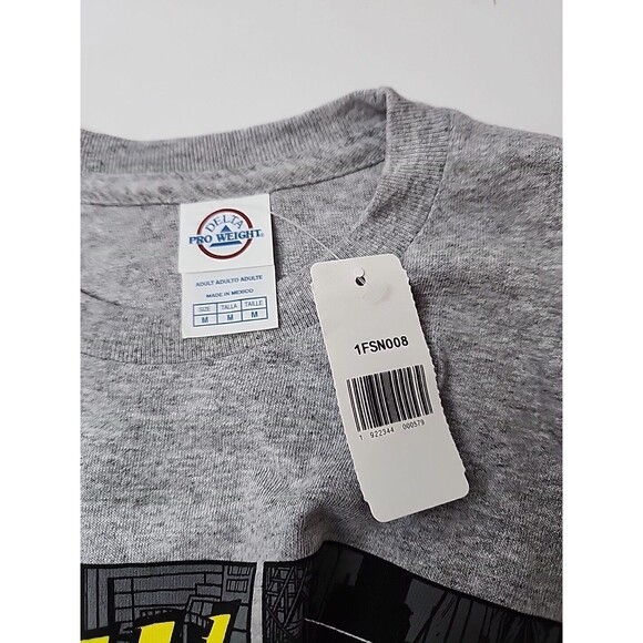 NWT DC Comics Superhero The Flash Grey Graphic Print Short Sleeve T-shirt Medium - Picture 6 of 6